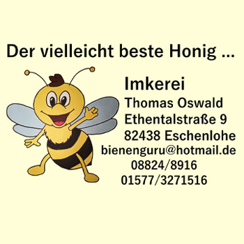 Imkerei Thomas Oswald - Honig aus Eschenlohe